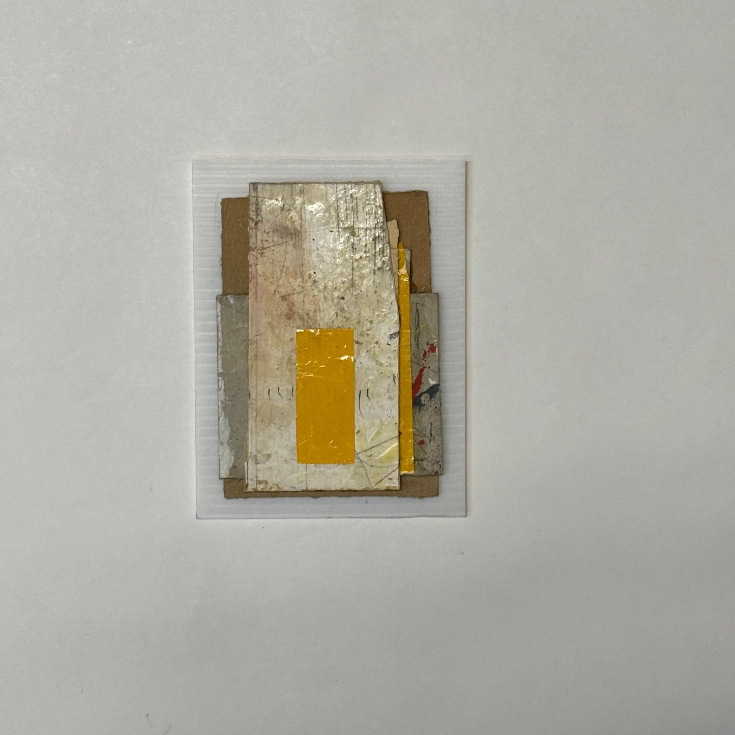 Postcard with White and Yellow