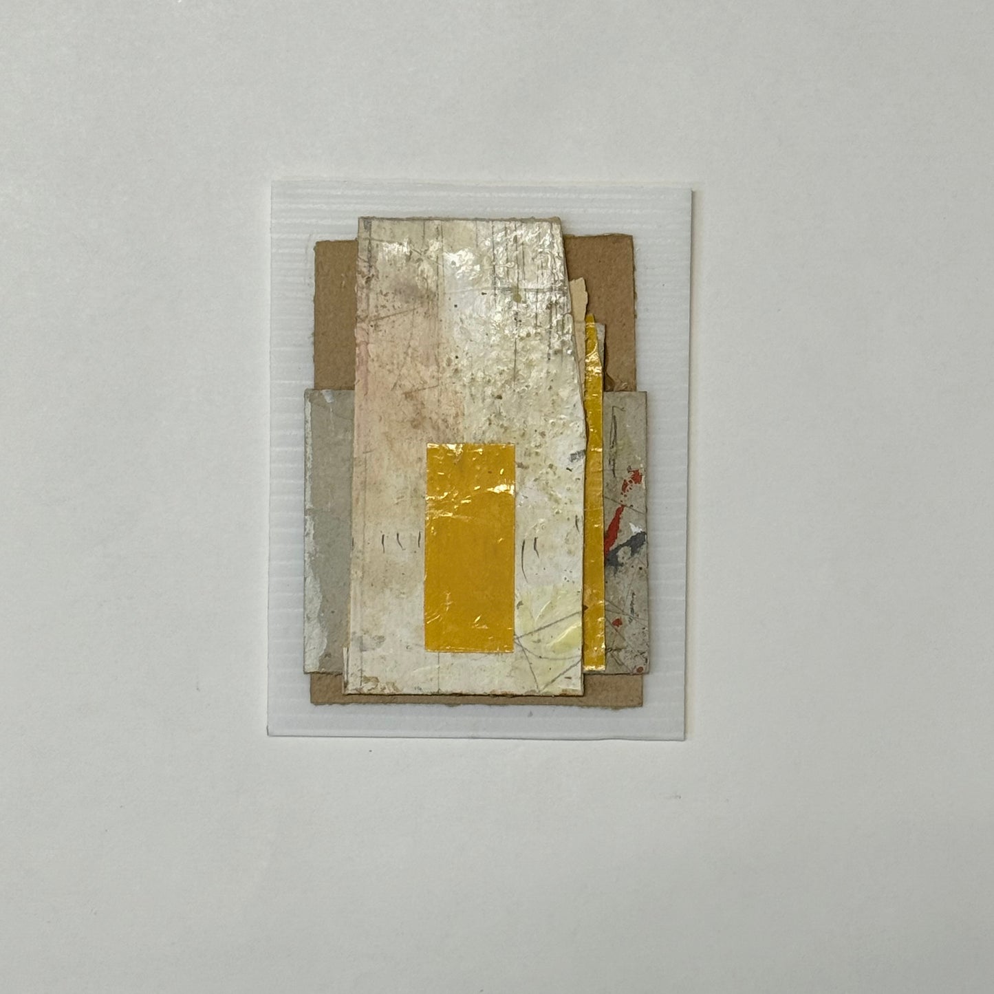 Postcard with White and Yellow