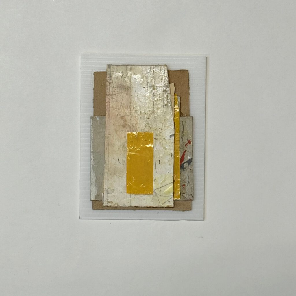 Postcard with White and Yellow